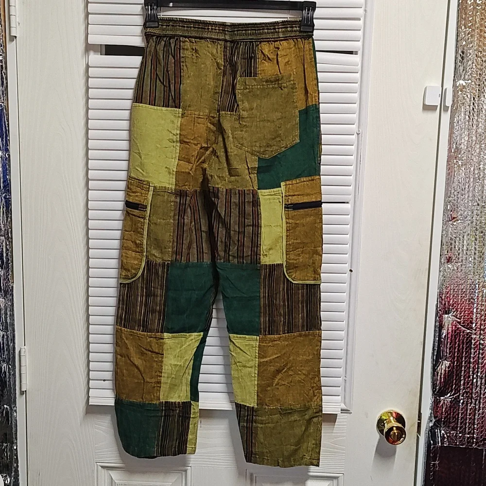 Rising International Women's Boho Patchwork Pants - Multicolor - Picture 3 of 4